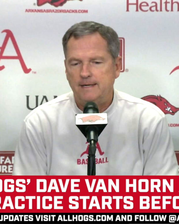 Hogs' Dave Van Horn on Preseason Practice